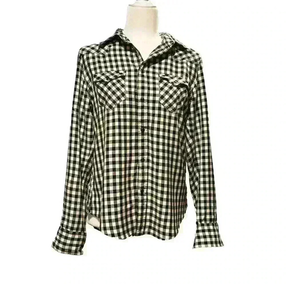 Preppy School girl Polo Ralph Lauren Womens Black/White Buffalo - Picture 1 of 10